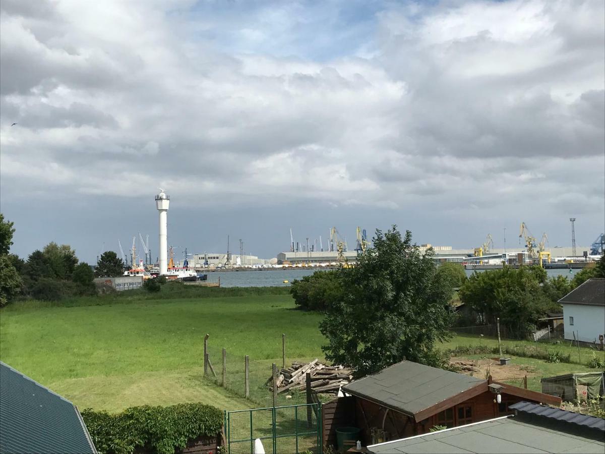 Ferienwohnung Mit Warnowblick Rostock Eksteriør bilde